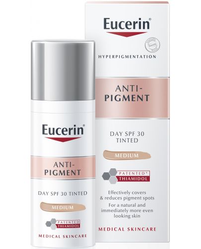 Eucerin Anti-Pigment Оцветен днeвен крем, SPF 30, Тъмен, 50 ml - 2
