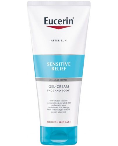 Eucerin Крем-гел за след слънце Sensitive Relief, 200 ml - 1
