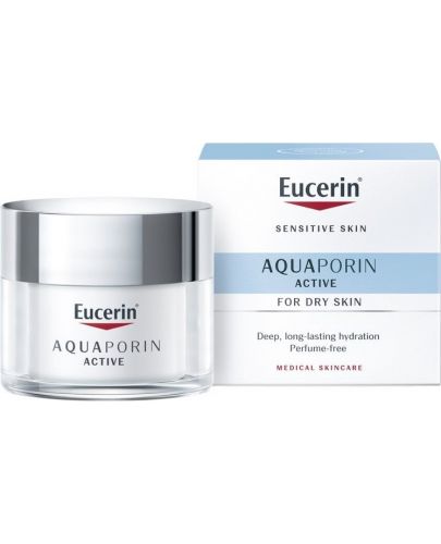 Eucerin Aquaporin Active Хидратиращ крем за суха кожа, 50 ml - 1