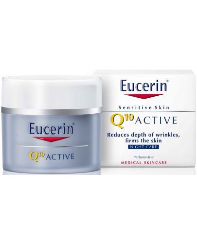 Eucerin Q10 Active Нощен крем за лице, 50 ml - 1