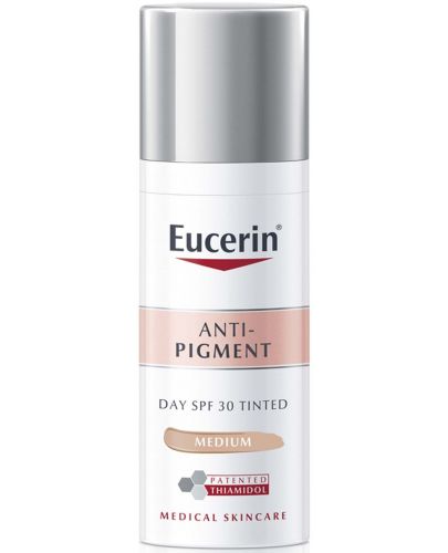 Eucerin Anti-Pigment Оцветен днeвен крем, SPF 30, Тъмен, 50 ml - 1