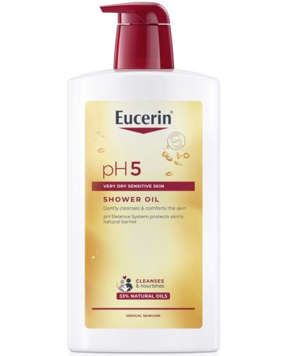 Eucerin pH5 Душ олио, 1000 ml (Лимитирано) - 1