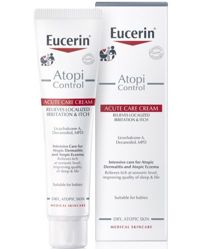 Eucerin AtopiControl Интензивен успокояващ крем, 40 ml - 2