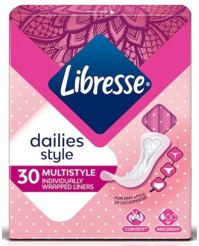 Ежедневни превръзки Libresse - Multistyle Normal, 30 броя - 1
