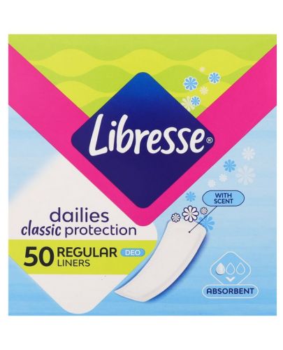 Ежедневни превръзки Libresse - Classic Deo, 50 броя - 1