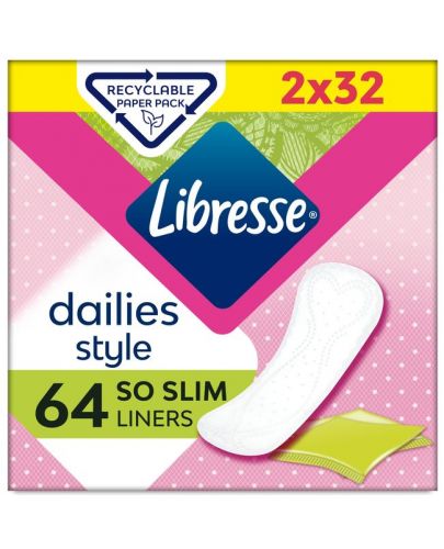 Ежедневни превръзки Libresse - So slim, 64 броя - 1