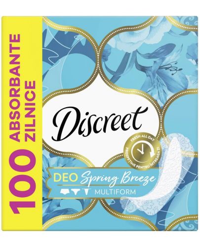 Ежедневни превръзки Discreet Deo - Морски бриз, 100 броя - 1