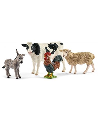 Комплект фигурки Schleich Farm World - Животни от фермата - 1