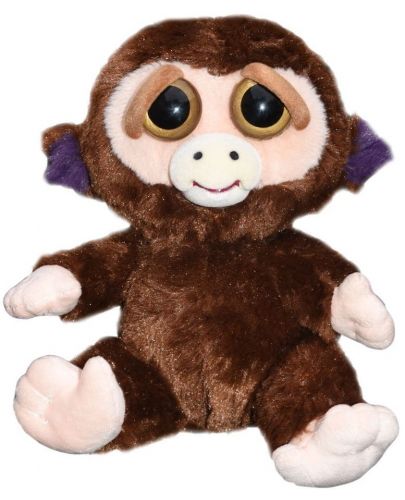 Плашеща плюшена играчка WMC Toys Feisty Pets - Маймуна - 1