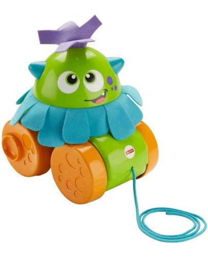 Детска играчка за дърпане Fisher Price - Шареното чудовище - 4