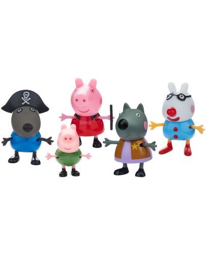 Фигури Peppa Pig - Пепа и приятели, 5 броя - 1