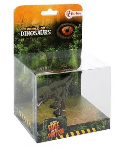 Фигура Toi Toys World of Dinosaurs - Динозавър, 10 cm, асортимент - 6