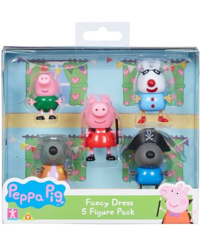 Фигури Peppa Pig - Пепа и приятели, 5 броя - 3