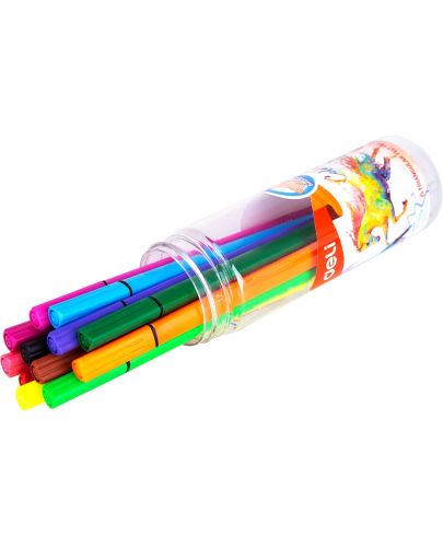 Флумастери Deli Colorun - EC10506, 12 цвята - 2