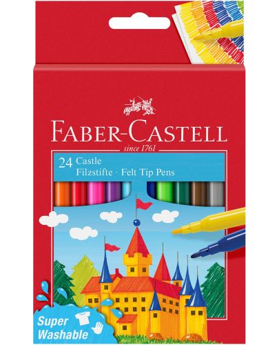 Флумастери Faber-Castell Castle - 24 цвята - 1