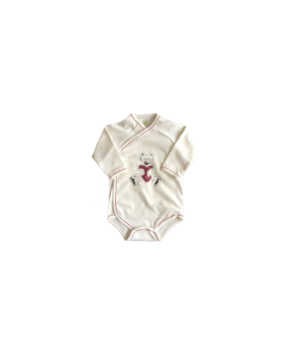 For Babies Боди с камизолка дълъг ръкав - Мече размер 0-1 месеца - 1