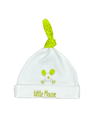 For Babies Уникална бебешка шапка - Мишле Изберете размер 3-6 месеца - 1