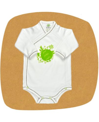 For Babies Боди с камизолка дълъг ръкав - Your green world размер 0-1 месеца - 1