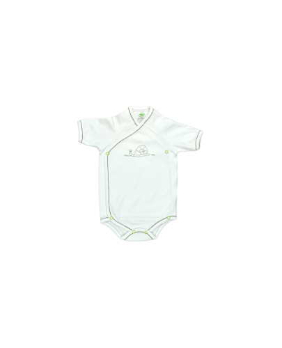 For Babies Боди камизолка с къс ръкав - Охлюв размер 1-3 месеца - 1