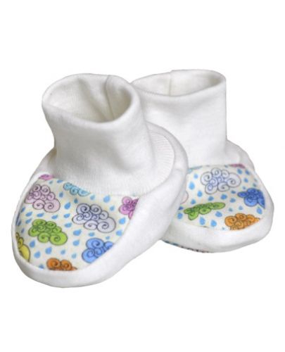 Бебешки обувки For Babies - Цветни облачета, 0+ месеца - 1