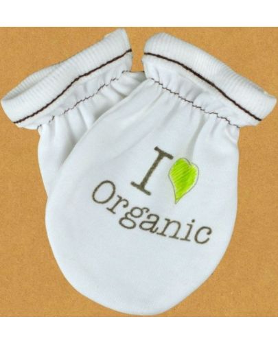 Бебешки ръкавички For Babies - I love organic - 1