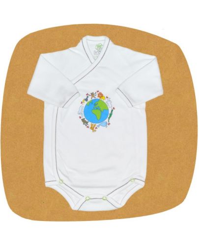 For Babies Боди с камизолка дълъг ръкав - Global Изберете размер 0 месеца - 1