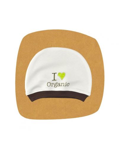 For Babies Бебешка шапка с картинка - Organic размер 0-3 месеца - 1