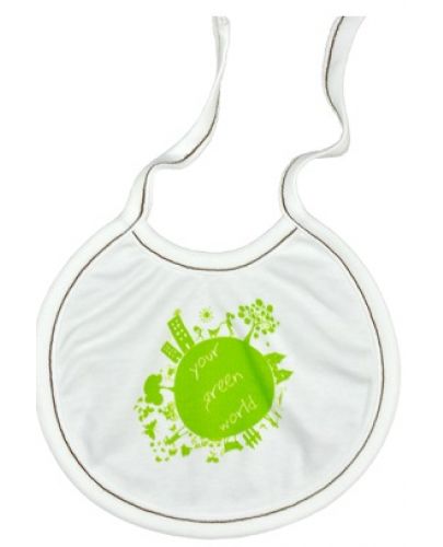 Бебешки лигавник с връзки For Babies - Your green world - 1