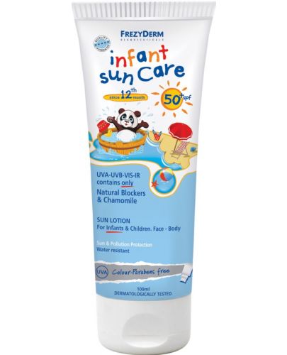 FrezyDerm Слънцезащитен лосион за деца Infant Sun Care, SPF 50+, 100 ml - 1