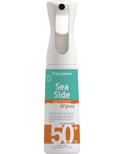 FrezyDerm Слънцезащитен мист Sea Side Dry, SPF 50+, 300 ml - 1