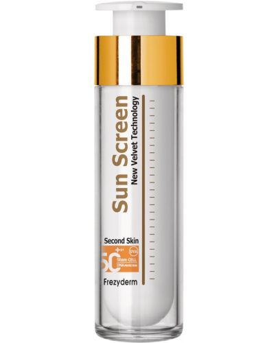 FrezyDerm Слънцезащитен крем за лице Velvet, SPF 50+, 50 ml - 1