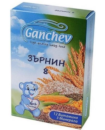 Пшенична каша Ganchev - Зърнин 8, 200 g - 1