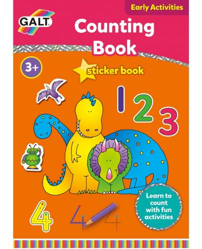 Детска книжка Galt Early Activities - Да се научим да броим - 1