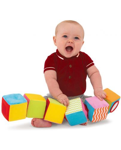 Бебешка играчка Galt - Сензорни кубчета - 4