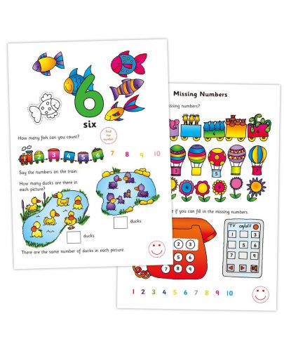 Детска книжка Galt Early Activities - Да се научим да броим - 2