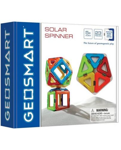 Магнитен конструктор Smart Games Geosmart - Solar Spinner - 1