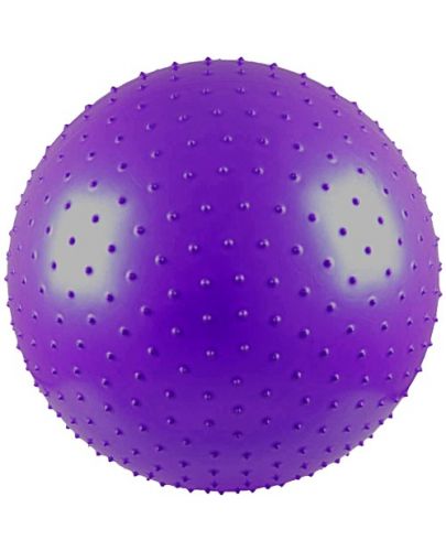 Гимнастическа топка Maxima - масажна, 65 cm, лилава - 1