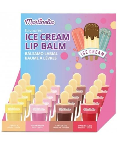 Гланц за устни Martinelia - Wonderland, Сладолед, асортимент, 7 g - 1