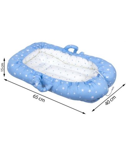 Гнездо за новородено Sevi Baby - сини звезди - 2
