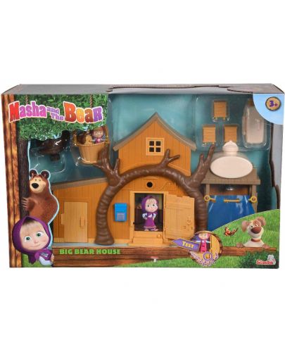 Комплект за игра Simba Toys Маша и мечока - Голяма къща на мечока - 6