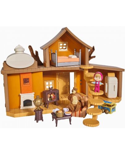 Комплект за игра Simba Toys Маша и мечока - Голяма къща на мечока - 1