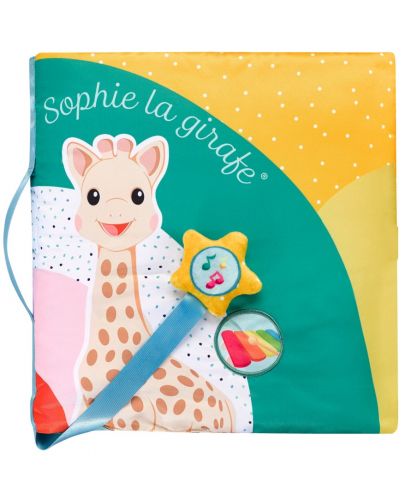 Голяма интерактивна книга със звуци и мелодии Sophie la Girafe - 1