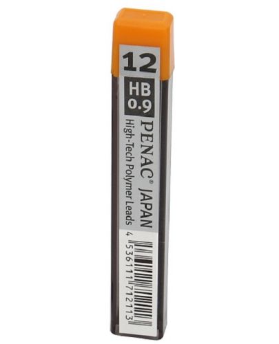 Графити Penac - HB, 0.9 mm, 12 броя - 1