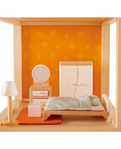 Комплект дървени мини мебели Hape - Спалня - 2