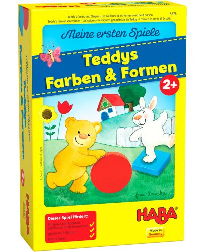 Детска игра Haba - Формите и цветовете на Теди - 1