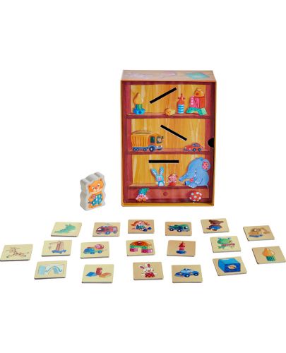 Детска игра Haba - Подреди стаята на котарака Типтоп - 4