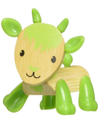 Детска играчка от бамбук Hape - Мини животинка Козле - 1