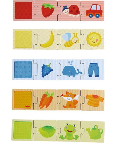 Детска пъзел-игра Haba - Съвпадения по цветове с животни и предмети - 2