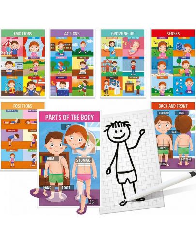 Образователна игра Headu Montessori - Как сме направени - 3