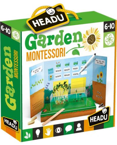 Образователен комплект Headu Montessori - Моята първа градина - 1
